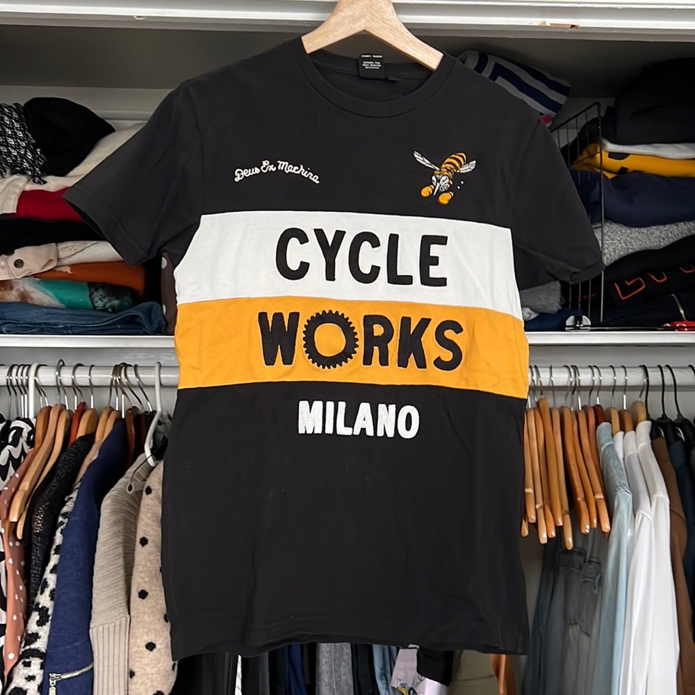 Deus ex machina vintage cycle works Milano shirt